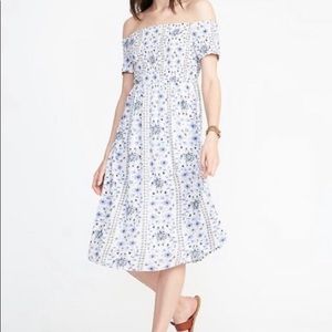 Old Navy Smocked Floral Midi Dress